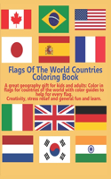 Flags Of The World Countries Coloring Book