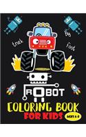 Robot coloring book For Kids Ages 4-8: Robot Coloring Book: Great Coloring Pages For Kids Ages 4-8 - 8.5x11 inches