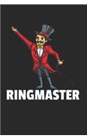 Ringmaster Zirkus Notizbuch