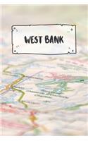 West Bank: Ruled Travel Diary Notebook or Journey Journal - Lined Trip Pocketbook for Men and Women with Lines