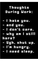 Thoughts During Work