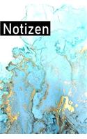 Notizen: Liniertes Notizbuch / 120 linierte Seiten / etwas Größer als A5