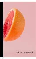 sliced grapefruit