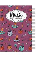 Music Sheet Notebook