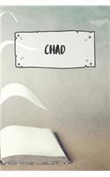Chad: Ruled Travel Diary Notebook or Journey Journal - Lined Trip Pocketbook for Men and Women with Lines