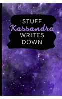 Stuff Kassandra Writes Down