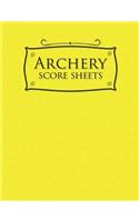 Archery Score Sheets