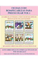 Los mejores libros para niños en edad preescolar (Fichas con rompecabezas para preescolar Vol 1): Este libro contiene 30 fichas con actividades a todo color para niños de 4 a 5 años(30 Los Mejores Libros Para Niños en Edad Preescolar)