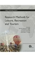 Research Methods for Leisure, Recreation and Tourism