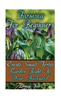 Farming For Beginners: Create Small Fertile Garden Right At Your Backyard