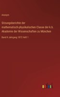 Sitzungsberichte der mathematisch-physikalischen Classe der k.b. Akademie der Wissenschaften zu München