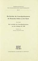 Die Geschichte Der Generalprokuratoren Von Den Anfangen Bis 1403