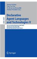 Declarative Agent Languages and Technologies V