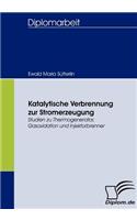 Katalytische Verbrennung zur Stromerzeugung: Studien zu Thermogenerator, Gasoxidation und Injektorbrenner