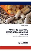 Access to Essential Medicines for HIV/AIDS Patients