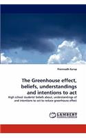 Greenhouse effect, beliefs, understandings and intentions to act