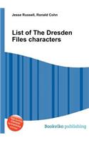 List of the Dresden Files Characters: (English)