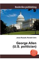 George Allen (U.S. Politician): (English)