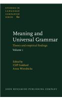 Meaning and Universal Grammar