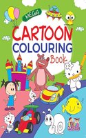 Mega Cartoon Colouring Book