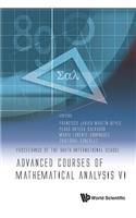 Advanced Courses of Mathematical Analysis VI - Proceedings of the Sixth International School