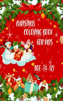 Christmas Coloring Book For Kids, Age(4-12)