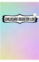 Childcare Register Log