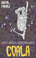 Libros para colorear para niños - Mandala - Animal - Coala