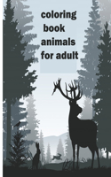 coloring book animals for adult