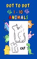 Dot to dot 1 - 10 Animals