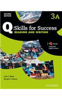 Q: Skills for Success: Level 3: Reading & Writing Students Book Split A with iQ Online