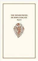 John Lydgate the Minor Poems