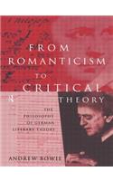 From Romanticism to Critical Theory