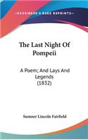 The Last Night Of Pompeii