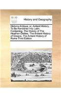 Historia Antiqua: (English)