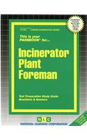 Incinerator Plant Foreman