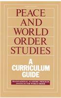 Peace and World Order Studies