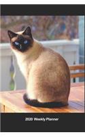 Plan On It 2020 Weekly Calendar Planner - I Love Siamese Cats