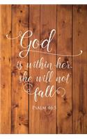 God Is Within Her She Will Not Fall
