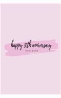 Happy 30th Anniversary Notebook