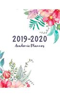 2019-2020 Academic Planner: Weekly and Monthly Dated Academic Planner Organizer with Inspirational Quotes, Large (July 2019 - June 2020) - Red Floral Bouquet