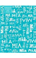 MIA Composition Notebook Wide Ruled