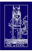 Ace of Cups: Tarot Card Journal, 6 X 9 Inch Matte Softcover Paperback Notebook with 120 Blank Lined Pages
