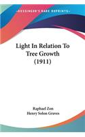 Light In Relation To Tree Growth (1911)