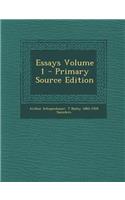 Essays Volume 1