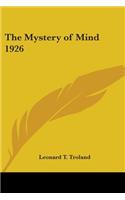 The Mystery of Mind 1926