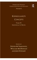 Volume 15, Tome IV: Kierkegaard's Concepts