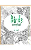 Adult coloring book: birds coloring book for adult