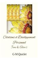 Citations Et Developpement Personnel Tome Et Edition 2