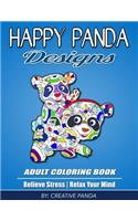 Happy Panda Designs Adult Coloring Book
